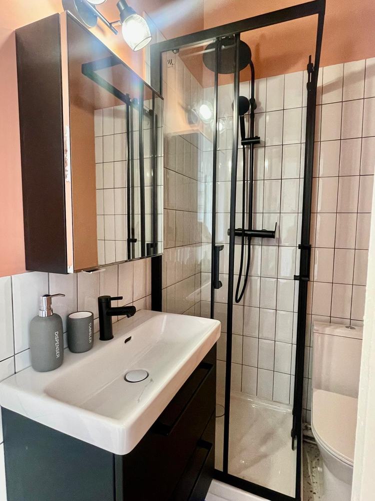 Salle d’eau réalisée après travaux